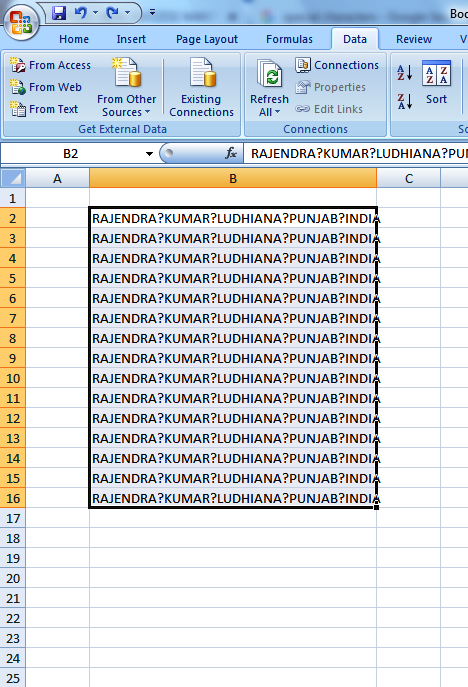 How To Use “text To Columns” In Excel Real Success Mantra 5805