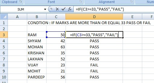 If Function In Excel Real Success Mantra 2863